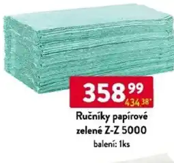 Qanto Ručníky papírové zelené Z-Z 5000 nabídka