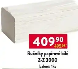 Qanto Ručníky papírové bílé Z-Z 3000 nabídka