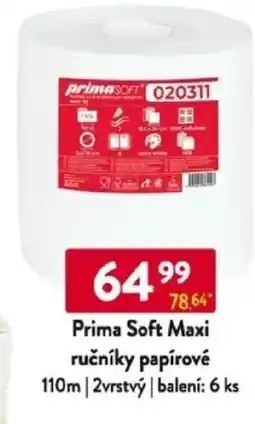 Qanto Prima Soft Maxi ručníky papírové nabídka