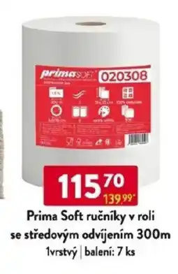 Qanto Prima Soft ručníky v roli se středovým odvíjením nabídka