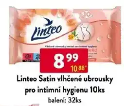 Qanto Linteo Satin vlhčené ubrousky pro intimní hygienu nabídka