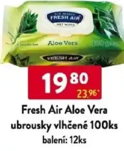 Qanto Fresh Air Aloe Vera ubrousky vlhčené nabídka