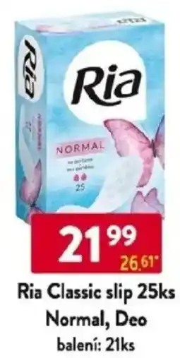 Qanto Ria Classic slip Normal, Deo nabídka