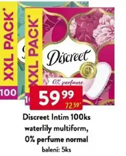 Qanto Discreet Intim waterlily multiform, 0% perfume normal nabídka