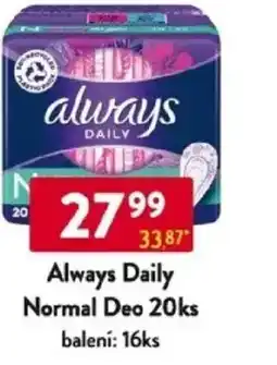 Qanto Always Daily Normal Deo nabídka