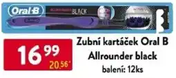Qanto Zubní kartáček Oral B Allrounder black nabídka