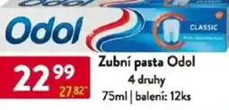 Qanto Zubní pasta Odol 4 druhy nabídka