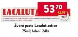 Qanto Zubni pasta Lacalut active nabídka