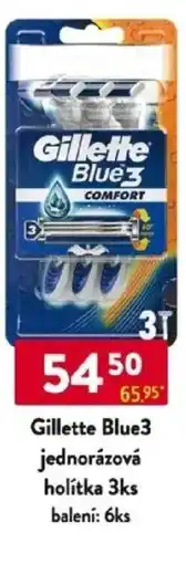 Qanto Gillette Blue3 jednorázová holítka nabídka