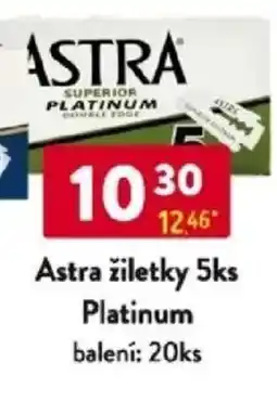 Qanto Astra žiletky Platinum nabídka