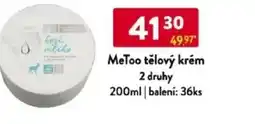 Qanto MeToo tělový krém 2 druhy nabídka