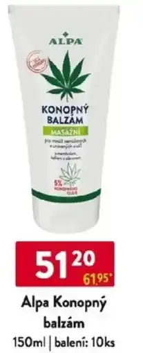 Qanto Alpa Konopný balzám nabídka