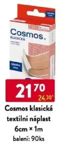 Qanto Cosmos klasická textilní náplast nabídka