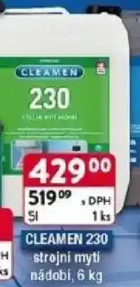 Qanto CLEAMEN 230 strojni myti nádobí nabídka