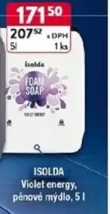 Qanto ISOLDA Violet energy, pěnové mýdlo nabídka