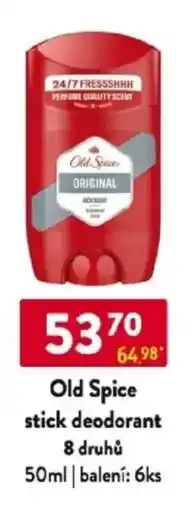 Qanto Old Spice stick deodorant 8 druhů nabídka