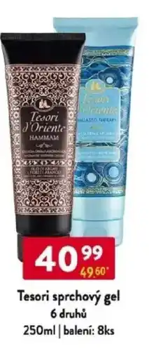 Qanto Tesori sprchový gel 6 druhů nabídka
