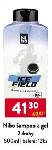 Qanto Nibo šampon a gel nabídka