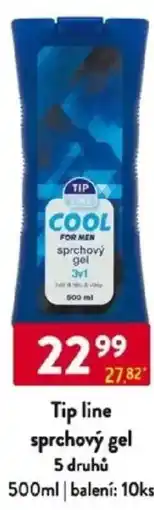 Qanto Tip line sprchový gel nabídka