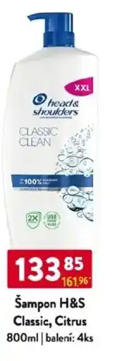 Qanto Šampon H&S Classic, Citrus nabídka