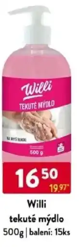 Qanto Willi tekuté mýdlo nabídka