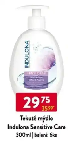 Qanto Tekuté mýdlo Indulona Sensitive Care nabídka