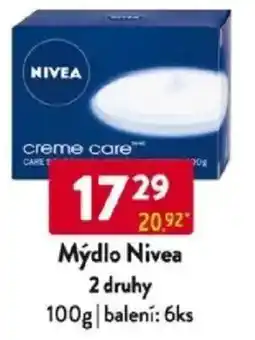 Qanto Mýdlo Nivea 2 druhy nabídka