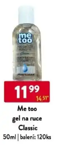 Qanto Me too gel na ruce Classic nabídka
