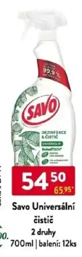 Qanto Savo Universální čistič 2 druhy nabídka