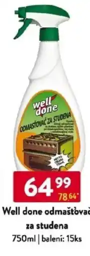Qanto Well done odmašťovač za studena nabídka