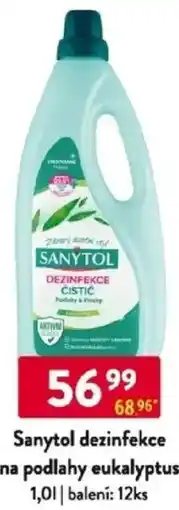 Qanto Sanytol dezinfekce na podlahy eukalyptus nabídka