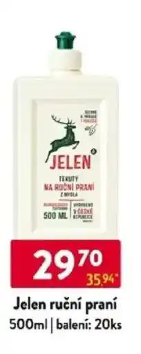 Qanto Jelen ruční praní nabídka