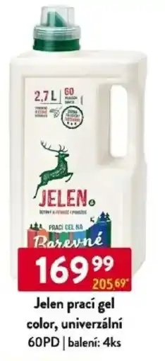 Qanto Jelen prací gel color, univerzální nabídka