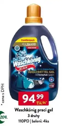 Qanto Waschkönig prací gel nabídka
