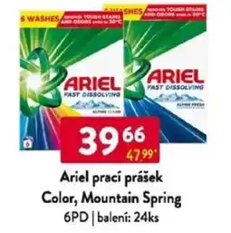 Qanto Ariel prací prášek Color, Mountain Spring nabídka
