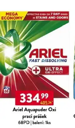 Qanto Ariel Aquapuder Oxi prací prášek nabídka