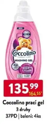 Qanto Coccolino prací gel nabídka