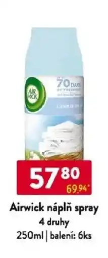 Qanto Airwick náplň spray nabídka