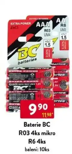 Qanto Baterie BC R03 4ks mikro R6 4ks nabídka