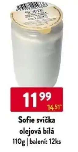 Qanto Sofie svíčka olejová bílá nabídka