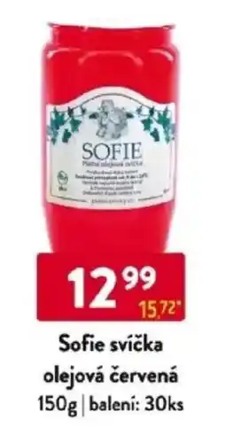 Qanto Sofie svíčka olejová červená nabídka