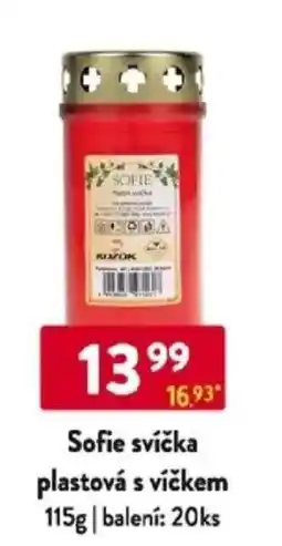 Qanto Sofie svíčka plastová s víčkem nabídka