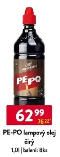Qanto PE-PO lampový olej čirý nabídka
