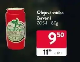 Qanto Olejová svíčka červená nabídka