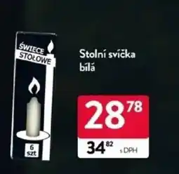 Qanto Stolní svíčka bílá nabídka