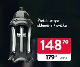 Qanto Pietní lampa skleněná + svíčka nabídka