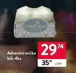 Qanto Adventní svíčka bílá nabídka