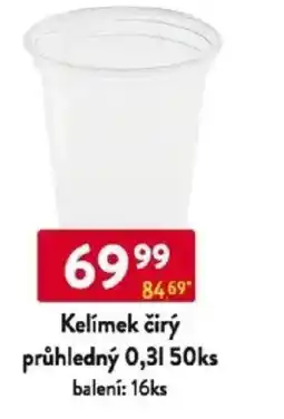 Qanto Kelímek čirý průhledný 0,3 l 50ks nabídka