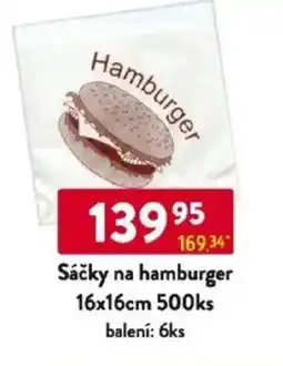 Qanto Sáčky na hamburger 16x16cm 500ks nabídka