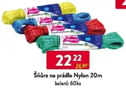 Qanto Šňůra na prádlo Nylon nabídka